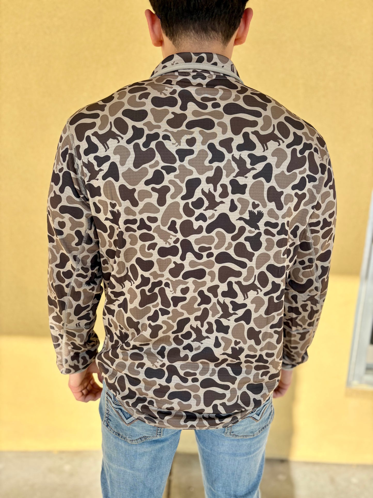 1/4 Zip Waffle Fleece