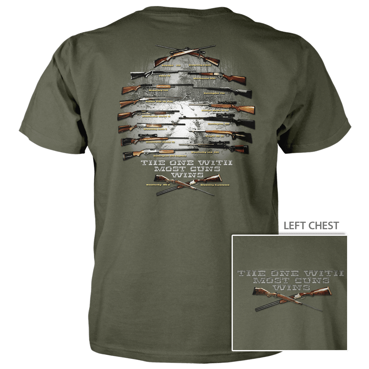 Most Guns Wins Tee
