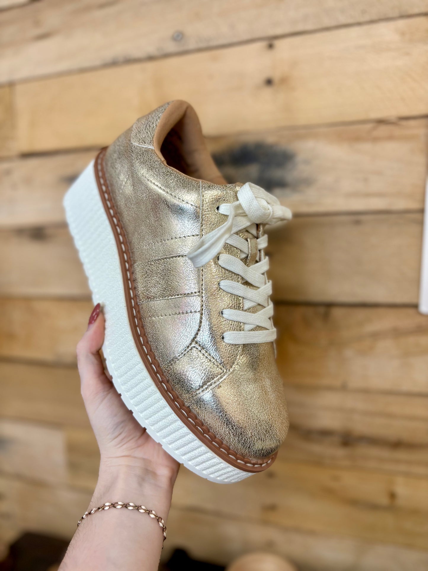 Chunky Gold Sneaker