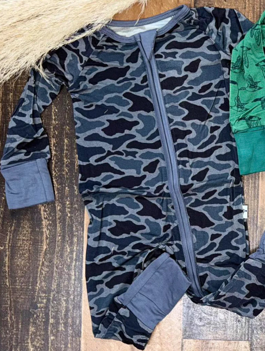 Blackout Camo Onesie
