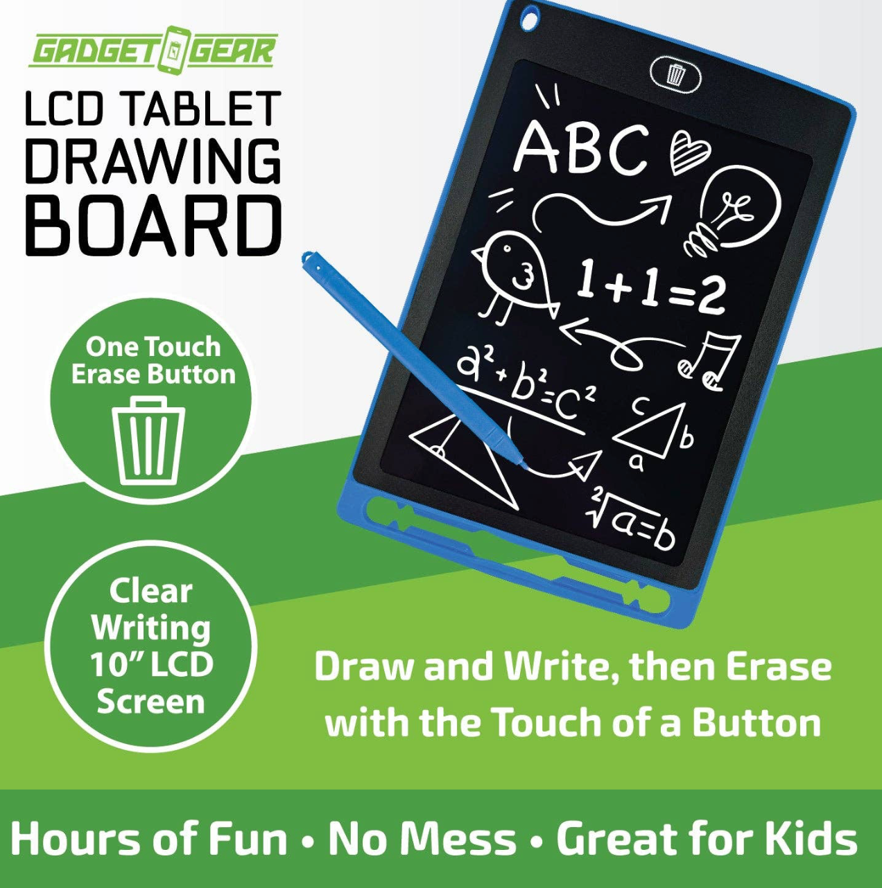 Reusable LCD Drawing Tablet