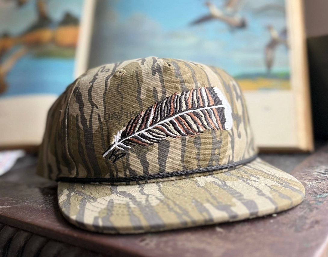 Turkey Feather Rope Hat