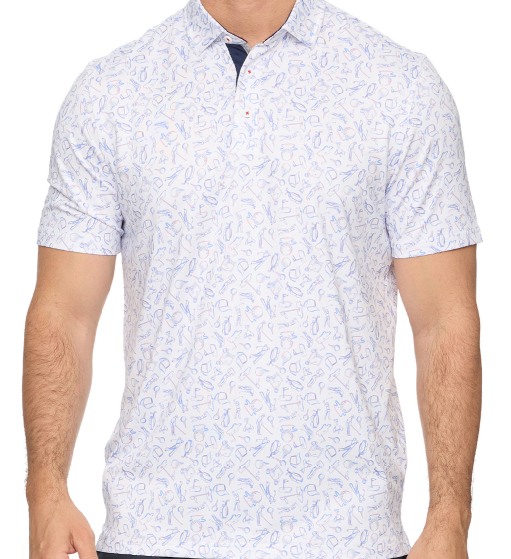 Linton Golf Scene Polo
