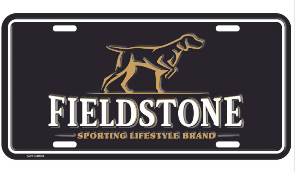 Fieldstone License Plate