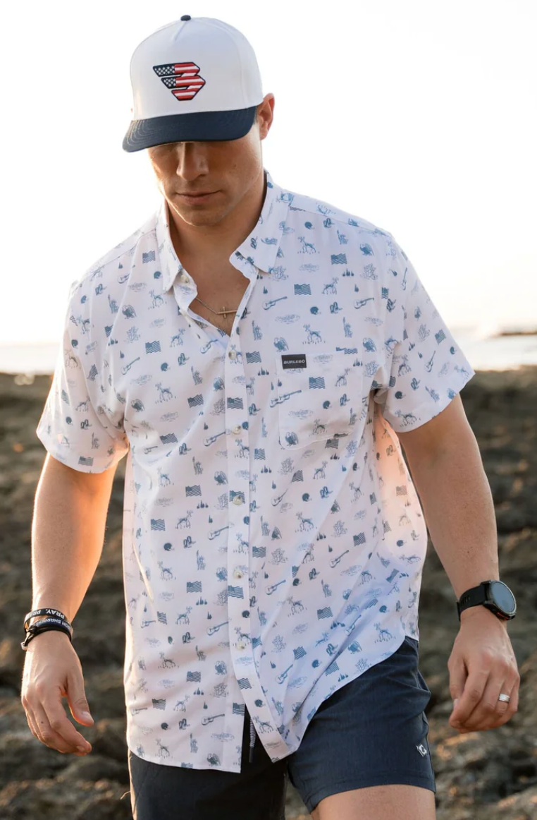 America The Great Button Up