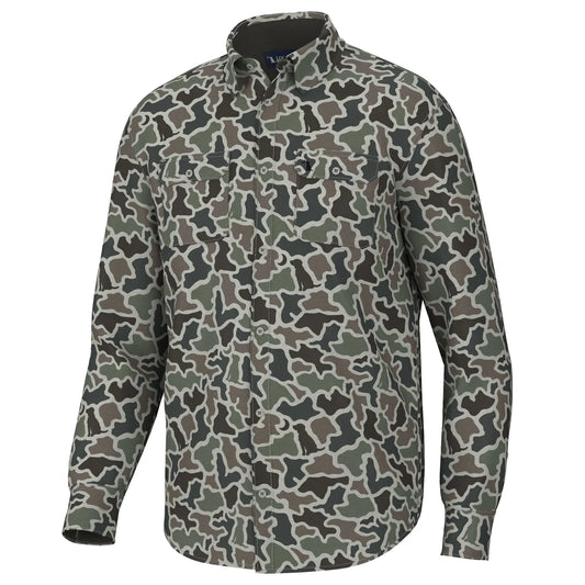 Camo Button Up