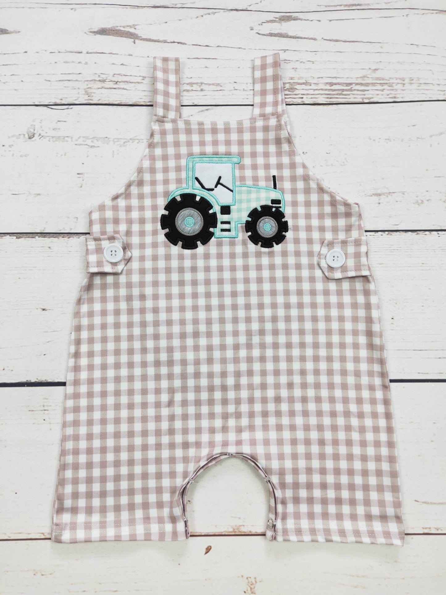 Boys Tractor Romper