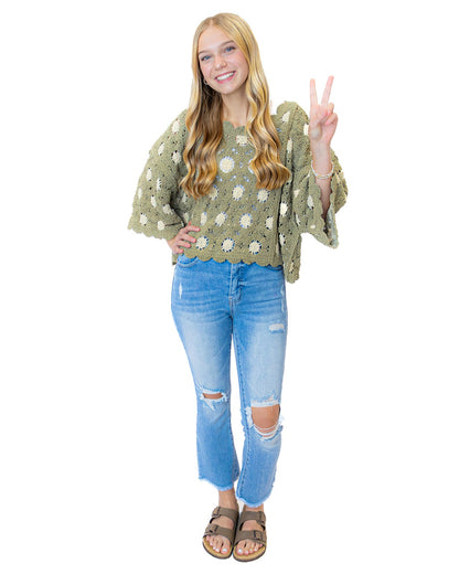 Celine Crochet Top