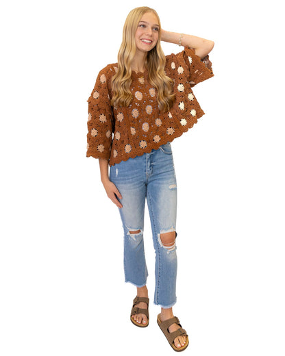 Celine Crochet Top