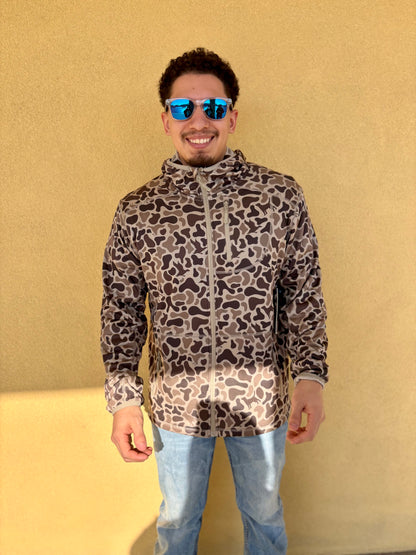 Waffle Hooded Jacket-CW