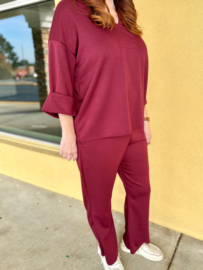 Brandy Burgundy Set