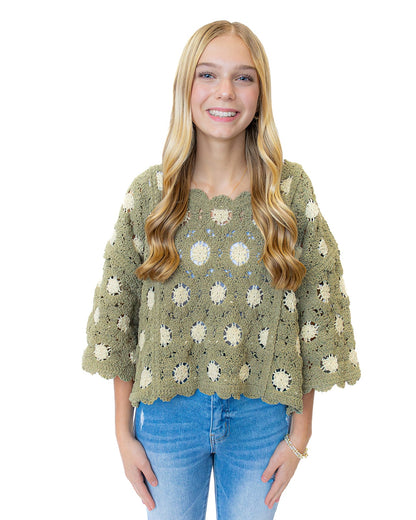 Celine Crochet Top