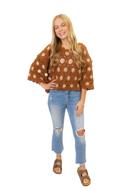 Celine Crochet Top