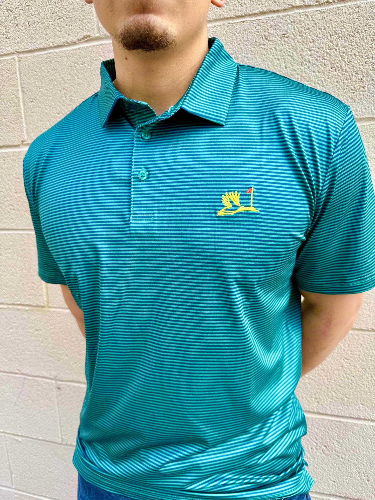 Knotty Green Polo