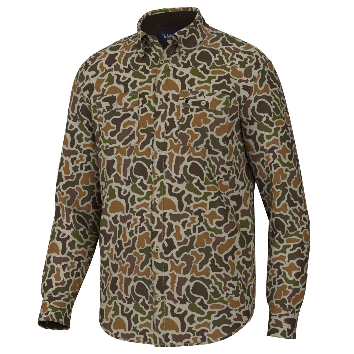 Camo Button Up