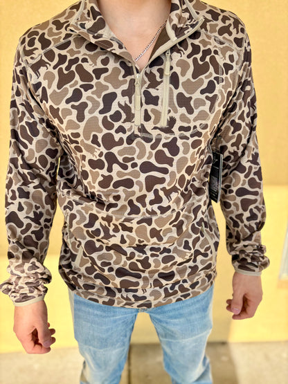 1/4 Zip Waffle Fleece