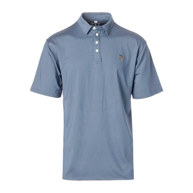 Youth Solid Blue Polo