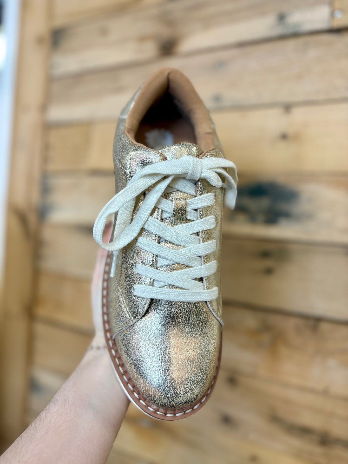 Chunky Gold Sneaker