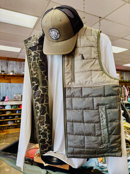 LBO Duck Camo Reversible Vest