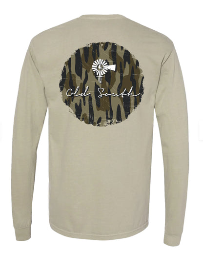 Camo Logo LS Tee