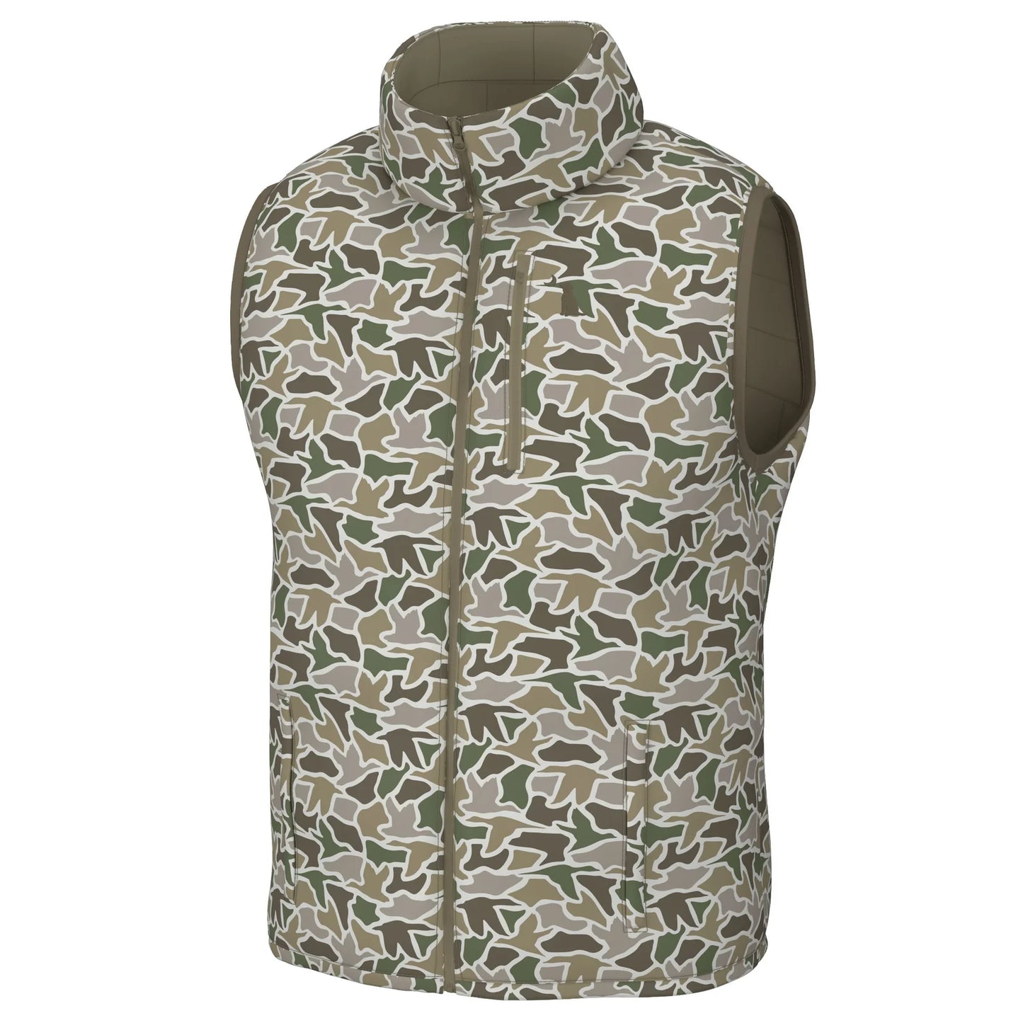 Duck Camo Reversible Vest