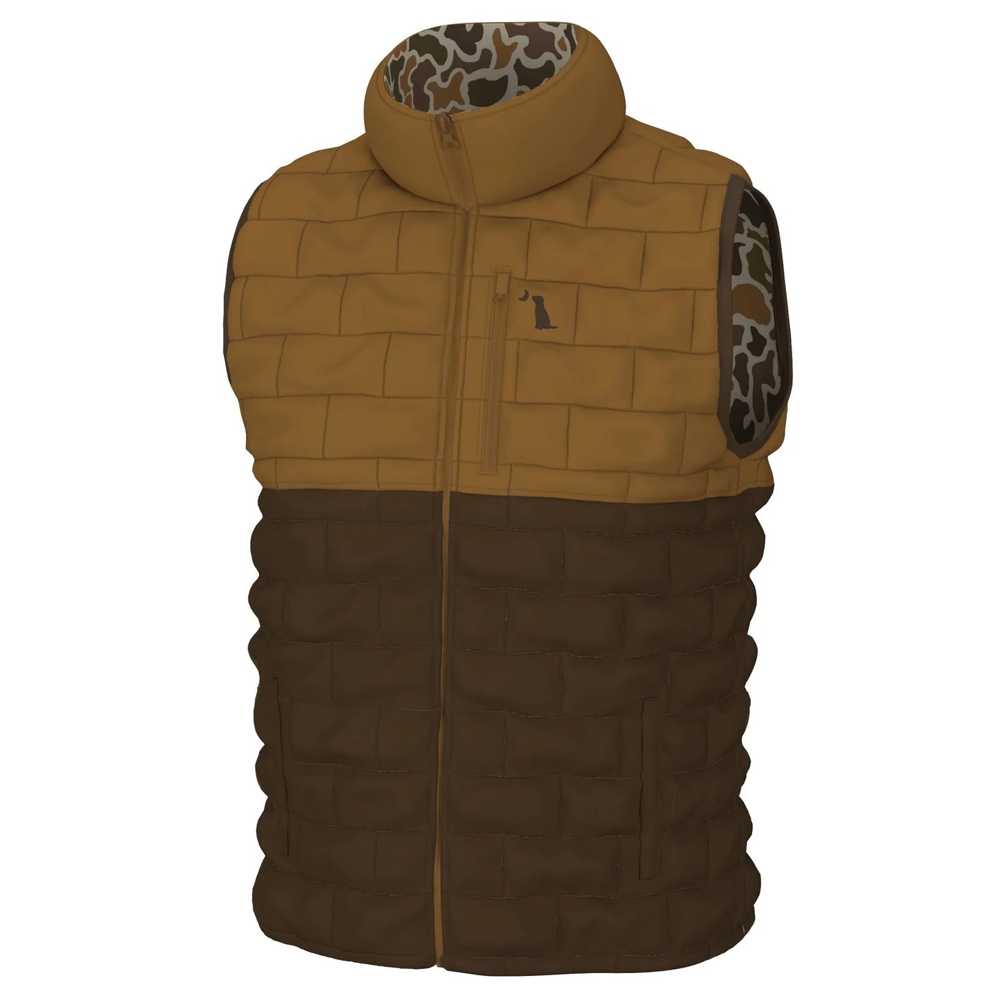 Vintage Camo Reversible Vest