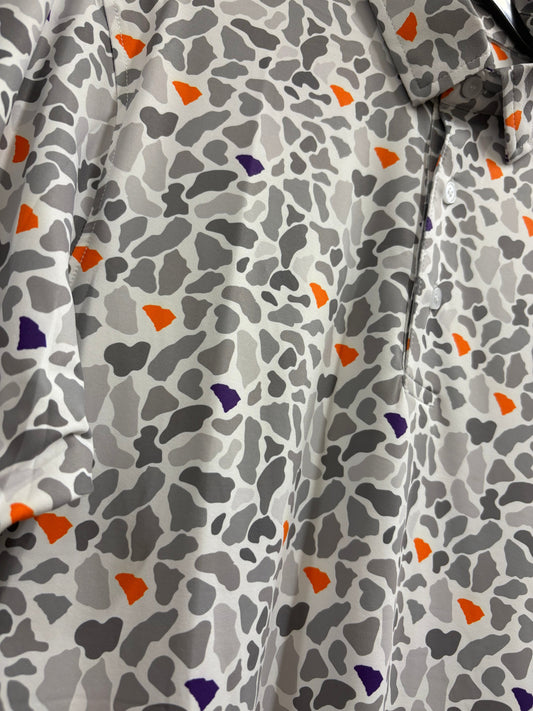 Clemson Camo Polo