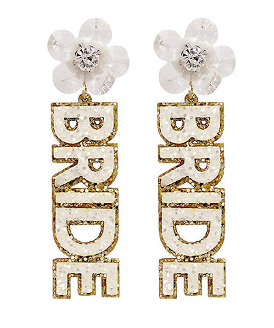 Floral Bride Earrings