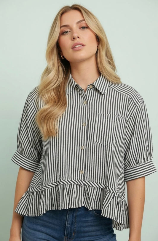 Hannah Claire Peplum Top