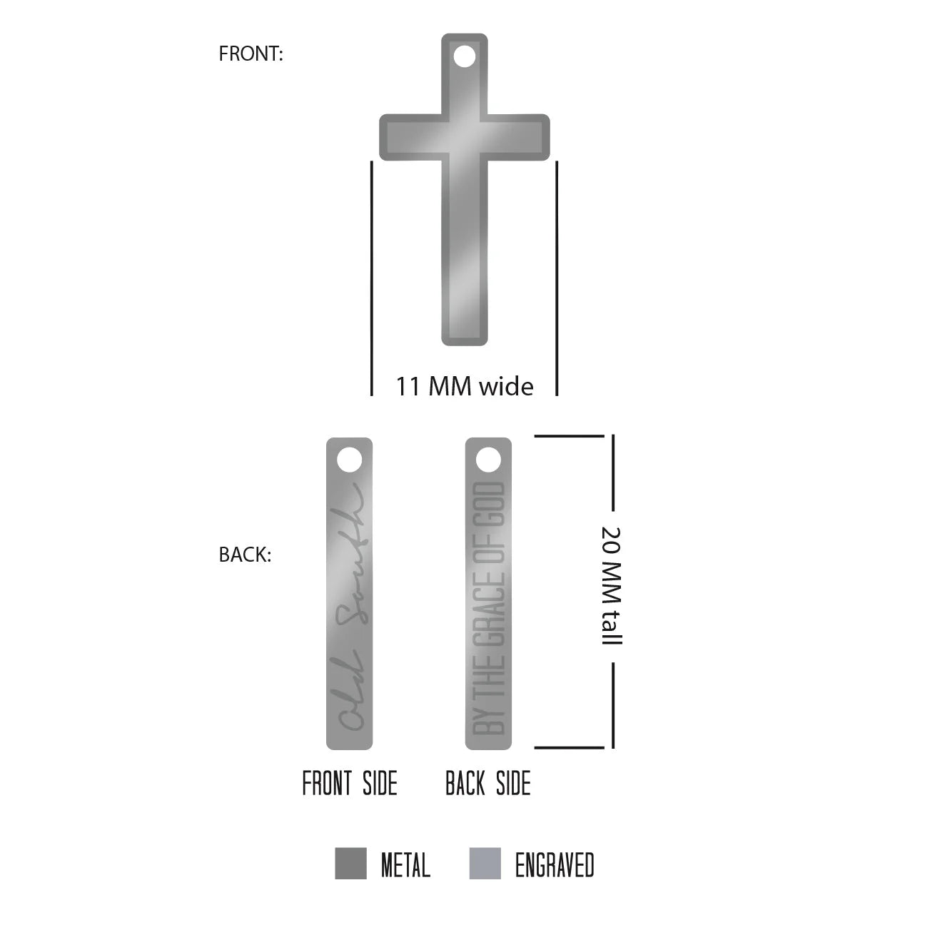 Cross Pendant Chain