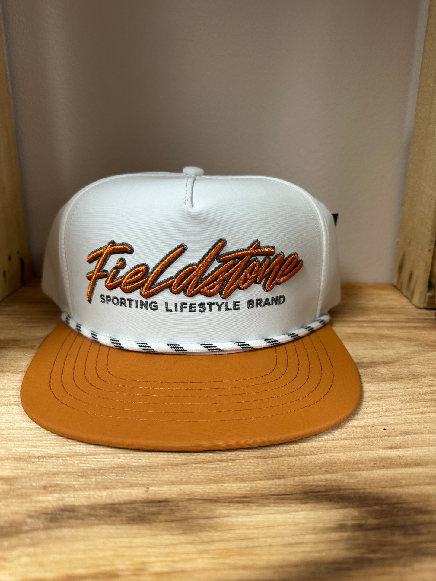 Orange Script Hat