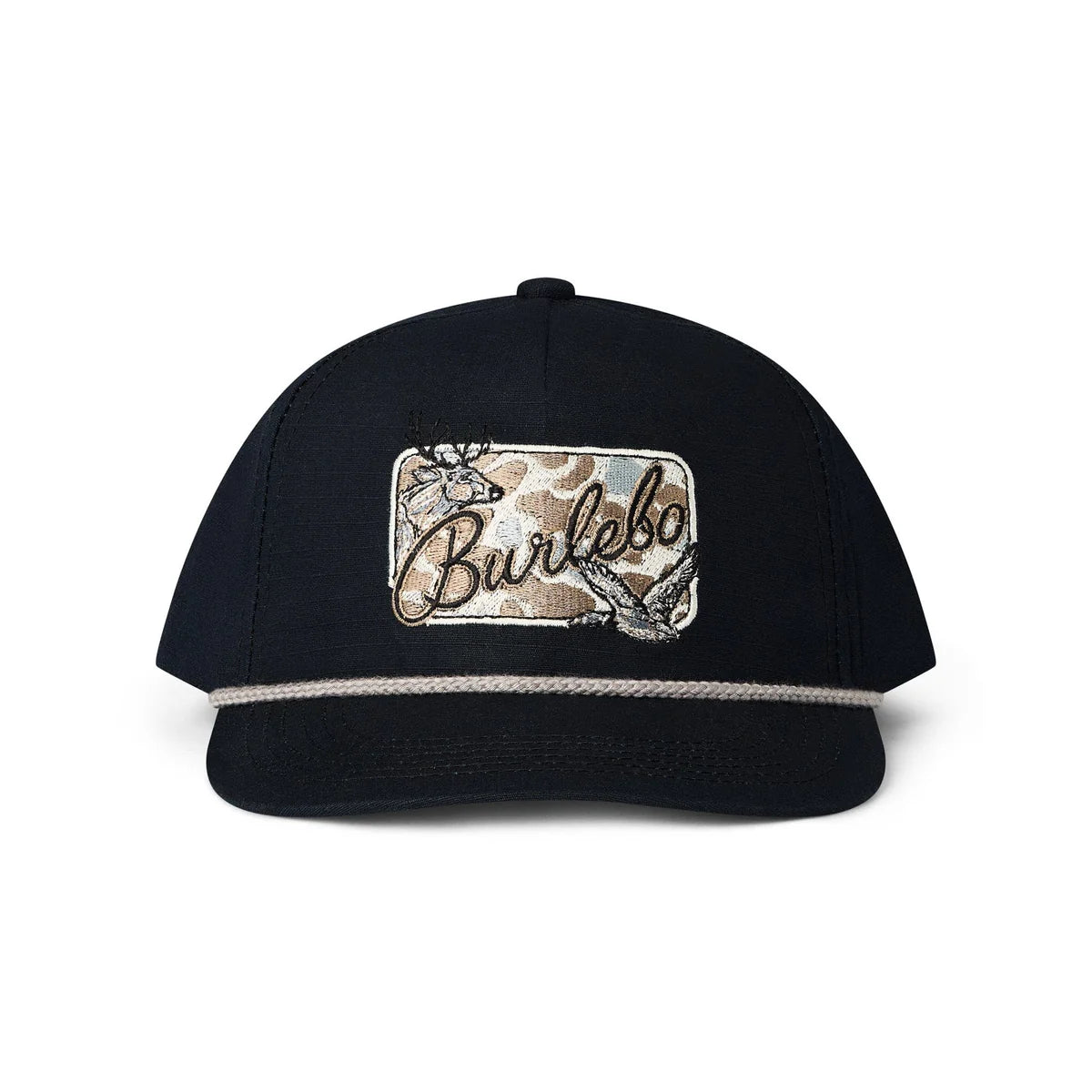 Black Camo Patch Hat