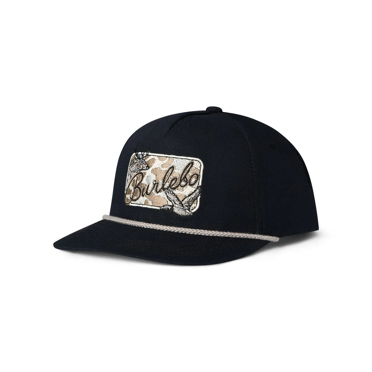 Black Camo Patch Hat