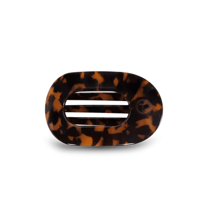Small Teletie Flat Round Hair Clip