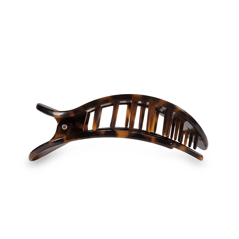 Small Teletie Flat Round Hair Clip
