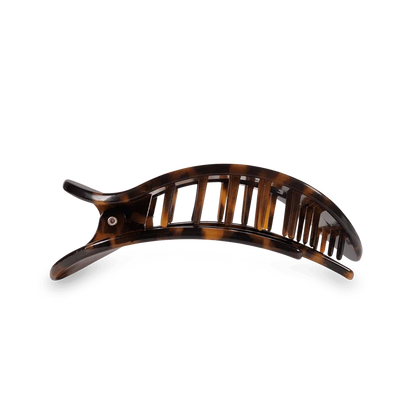Small Teletie Flat Round Hair Clip