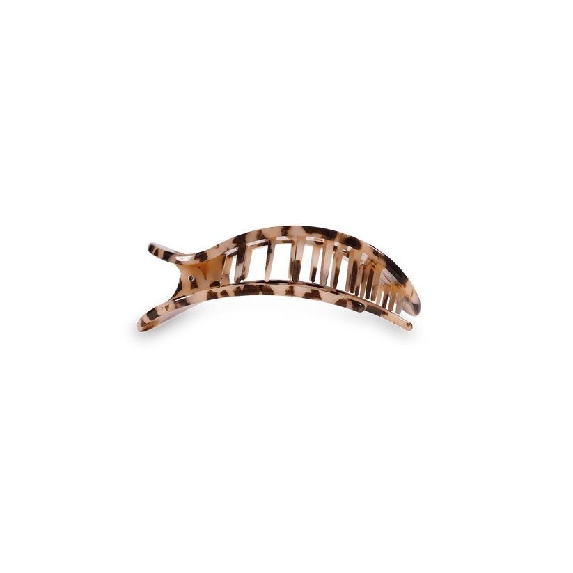 Small Teletie Flat Round Hair Clip