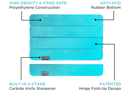 Folding Stowaway Cutting Board