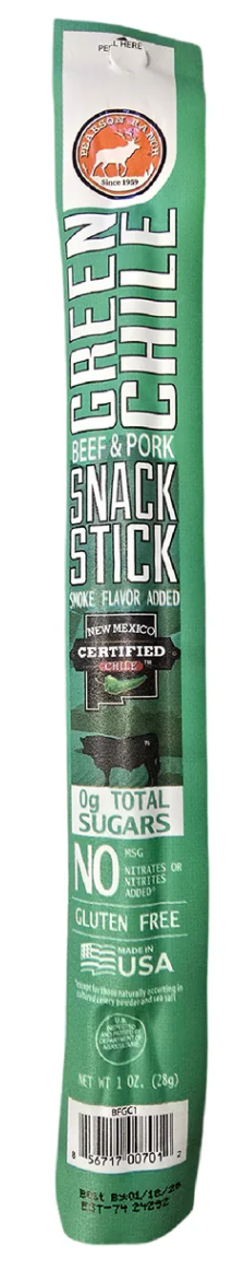 Green Chile Snack Stick