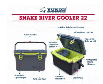 Snake River 22QT Lightweight Hard Cooler