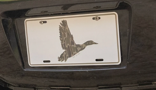 Duck License Plate
