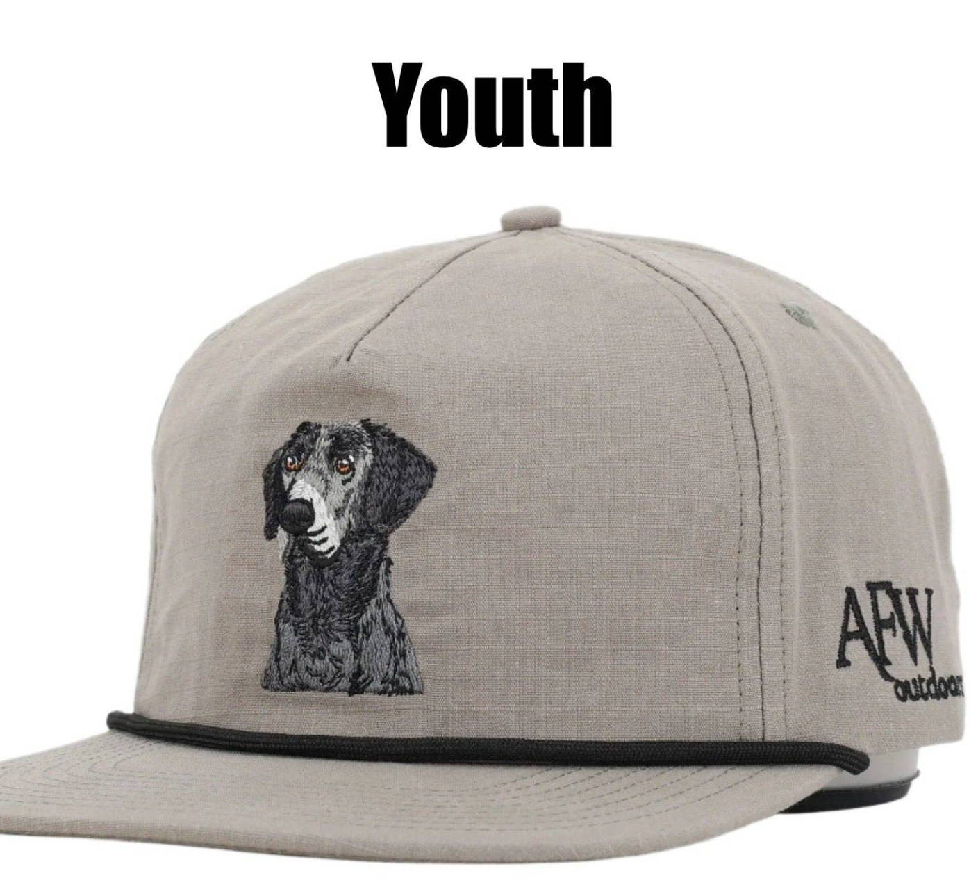 Youth Black Lab RipStop Hat