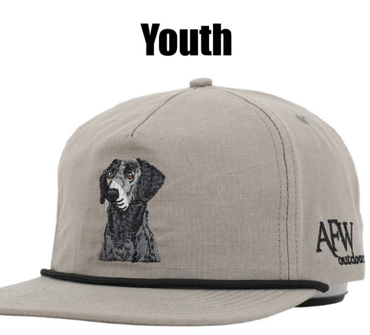 Youth Black Lab RipStop Hat