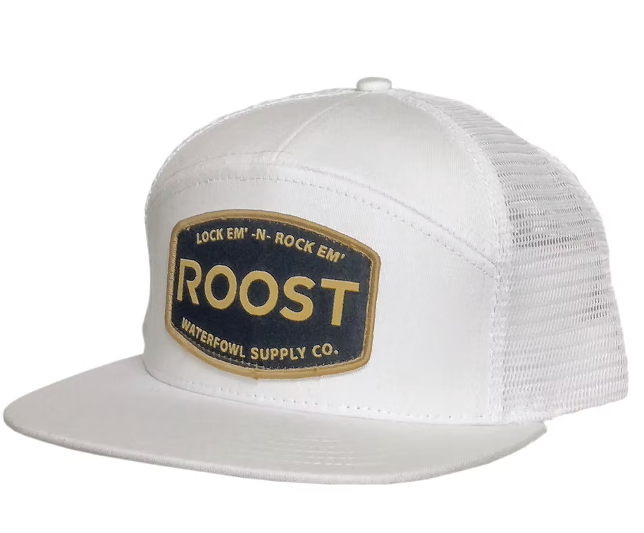 Roost Patch White Hat