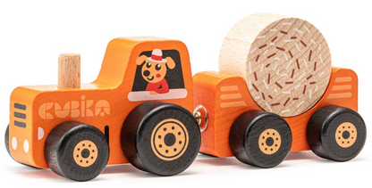 Wooden Toy Tractor