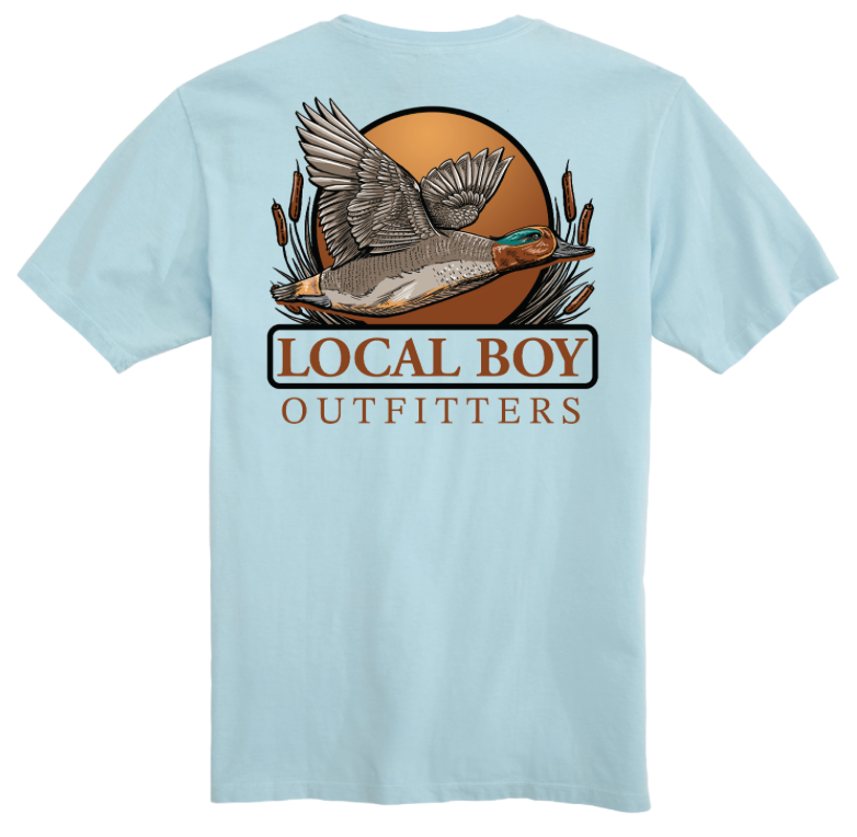 Youth Teal Tails Tee
