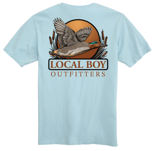 Youth Teal Tails Tee