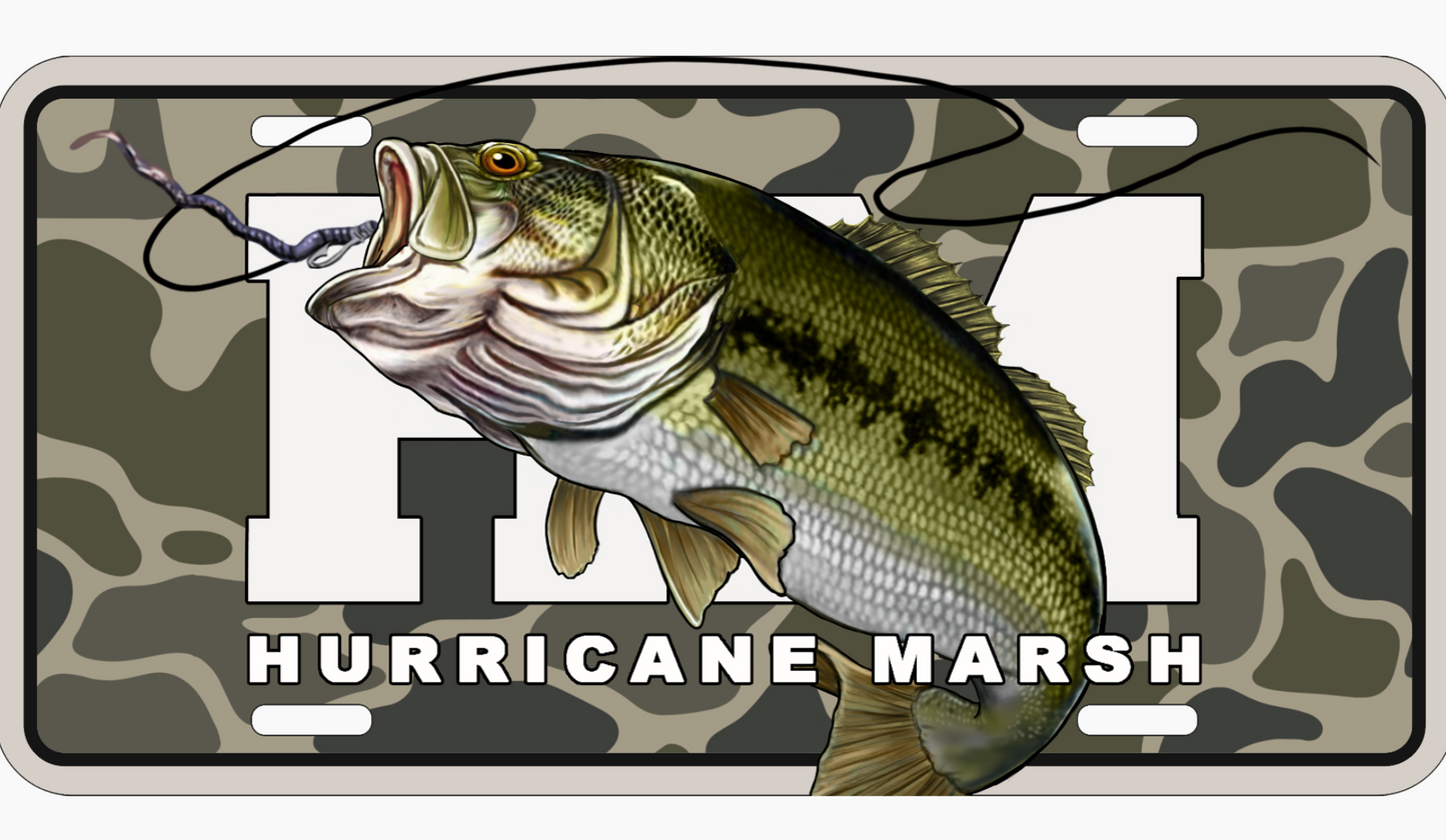 Hurricane Marsh-License Plate