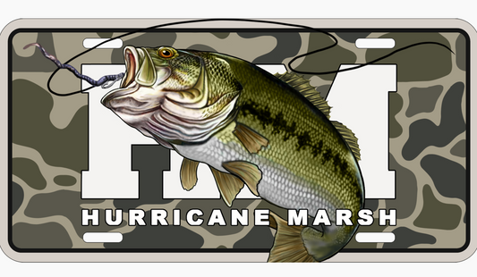 Hurricane Marsh-License Plate