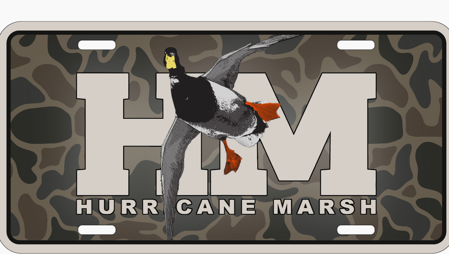 Hurricane Marsh-License Plate